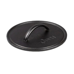 Seasoned Cast Iron Round Grill Press