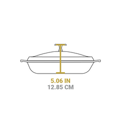 Blacklock 4 Quart Lightweight Cast Iron Braiser