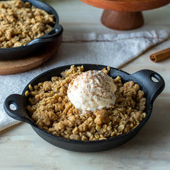 Heat-Treated 14 Ounce Round Cast Iron Mini Server 