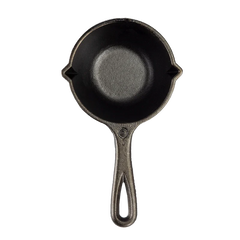Seasoned Cast Iron Melting Pot